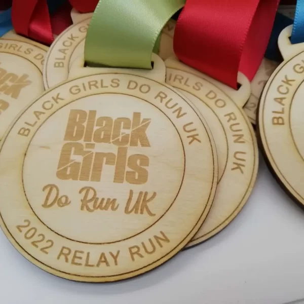 Black girls in the UK have earned an impressive collection of running medals.
