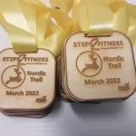 Stepfitness nordic trail medals.