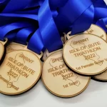 Isle of wight triathlon medals.