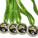 Custom ceramic medal for charity event