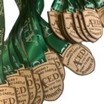 Custom wooden medal for golf event